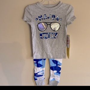 Wonder Nation Boys’ Graphic Pajama 2 Piece Set